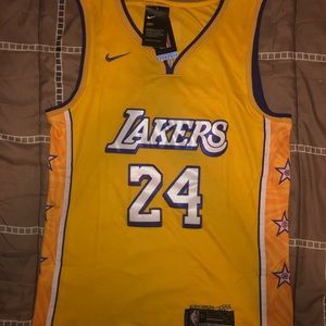 Lakers Kobe Gold Swingman Jersey City Edition #24